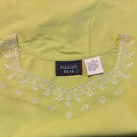RUGGED BEAR NWOT GIRLS TOP SHIRT BOUTIQUE FALL COTTON SUMMER TOPS WINTER SIZE 4 - Picture 3 of 6